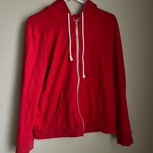 Red Zip Up Jacket